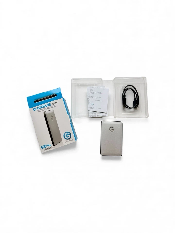 G-Technology 500GB G-DRIVE slim Portable Hard Drive USB 3.0 0G02361. PC/ MAC - Image 4 of 4
