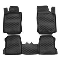 Gummi-FußMatten Opel Combo C 2001-2011 (5-Sitzer) Novline Passgenau Auto Set
