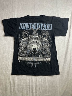 Underoath Concert T-Shirt Black Small Illuminatour US Summer Tour 2011 Metalcore