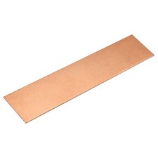 Pure Copper Sheet, 8" x 2" x 0.08" 12 Gauge T2 Copper Metal Plate