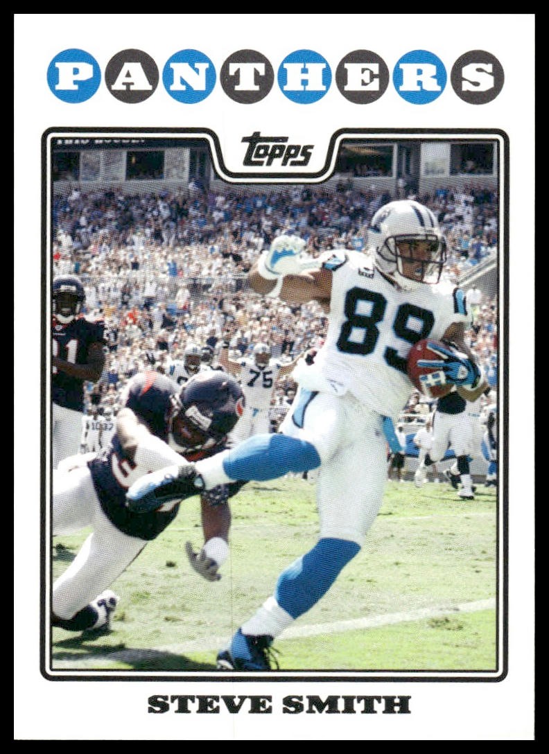 Steve Smith 2008 Topps #142 Carolina Panthers