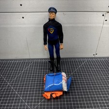 VINTAGE 1966 IDEAL CAPTAIN ACTION w/ PARACHUTE H4B1