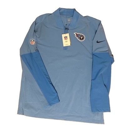 Tennessee Titans Nike NFL On Field Pullover Men CL Blue 1/4 Zip NEW NWT