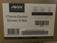 AKW iTHERM ELECTRIC THERMOSTATIC SHOWER KIT 8.5KW . New 