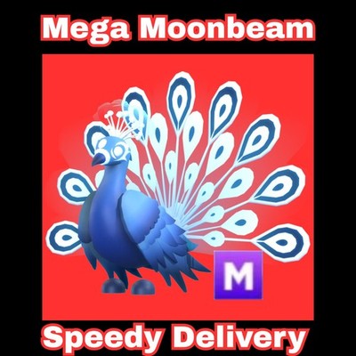 Mega Neon Moonbeam Peacock - Salon!  Adopt your pets TODAY - Speedy Delivery!
