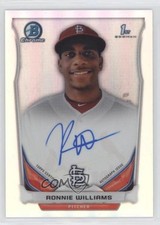 2014 Bowman Draft Chrome Pick Refractor Ronnie Williams #BCA-RW Auto no9