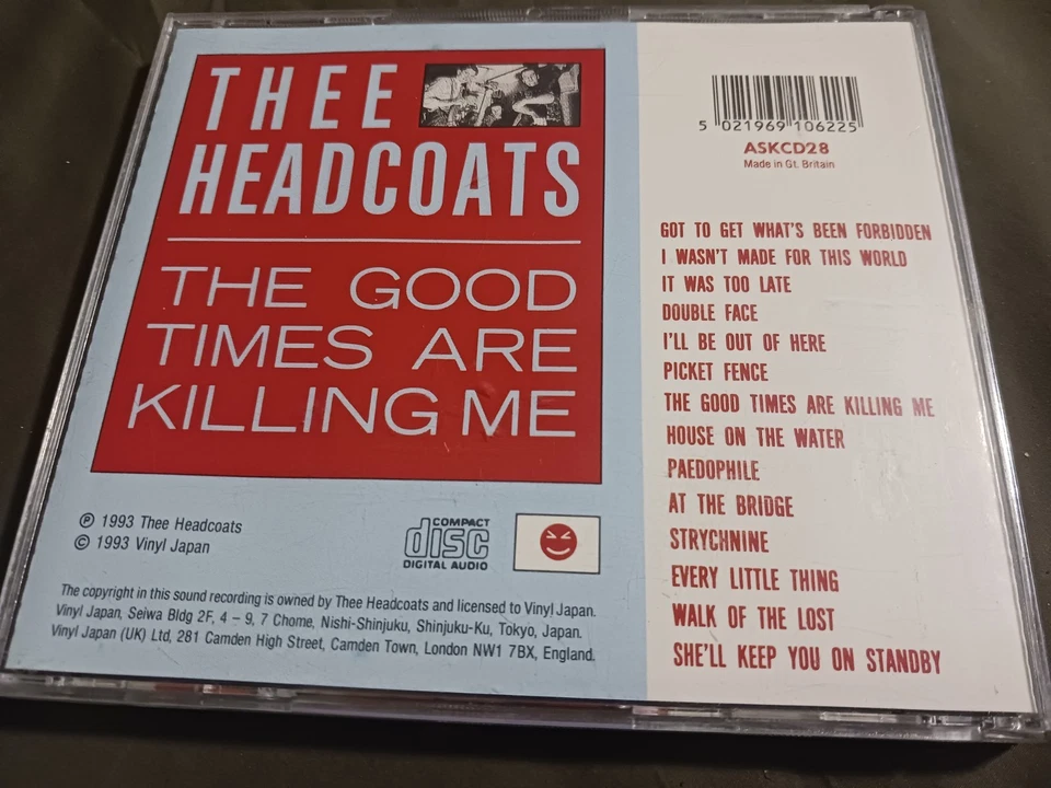 The Good Times Are Killing Me by Thee Headcoats (CD, 1993) - Image 2 of 4