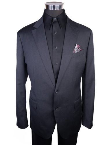 Bonobos Blazer Men Size 42L Charcoal Gray Athletic Fit Sport Coat Jacket Wool - Picture 2 of 13