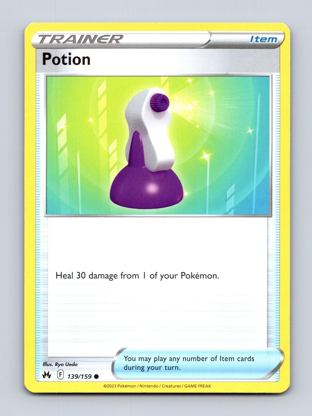 Pokemon Potion 139/159 Crown Zenith Common LP