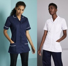 Ladies healthcare high quality nurses tunic spa salon Tulip -size guide provided