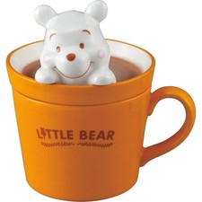 Disney Po Bear Mug 240ml Orange White Latte Art