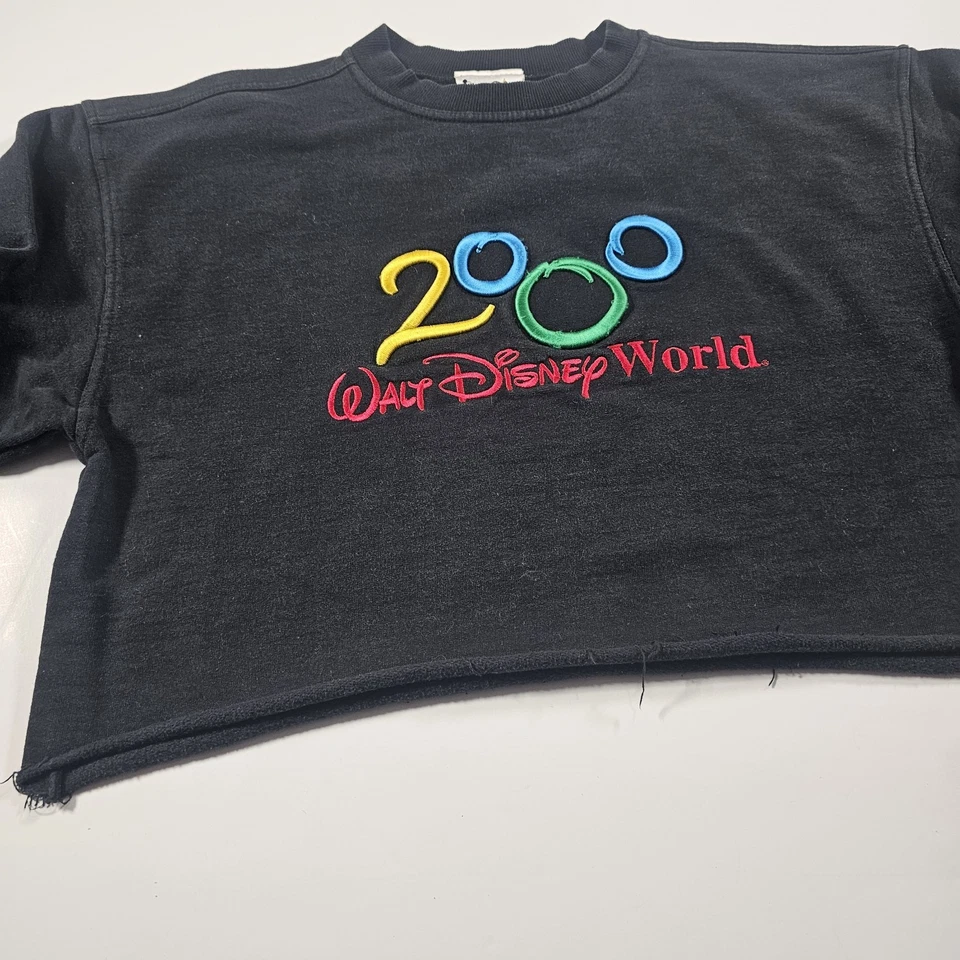  Women's Vintage Walt Disney World Crop Sweatshirt Size Small - Image 4 of 4