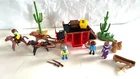 Vintage PLAYMOBIL Old West WESTERN STAGECOACH Horse Carriage Cowboy Figures 3245