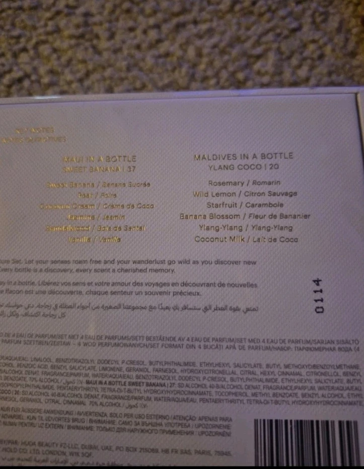 KAYALI VACAY EN UNA BOTELLA MINI SET TODAVÍA SELLADO Foto 4 de 4