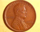 1909 VDB  LINCOLN WHEAT  PENNY IN AU ** 120-6K
