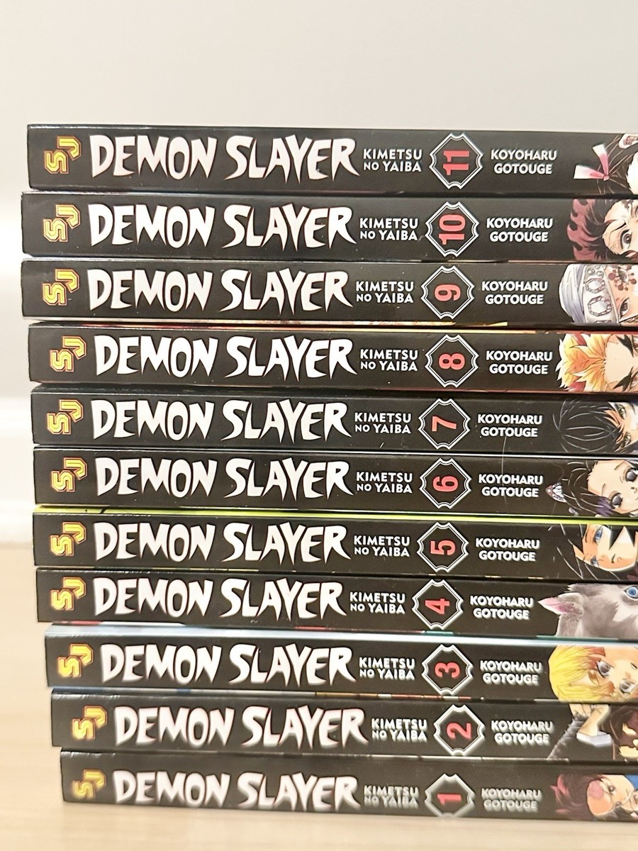 Demon Slayer Complete Set: Volumes 1-23 English Manga Book