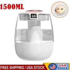 Large Ultrasonic Humidifiers For Bedroom Room Office Cool Mist Air Humidifier US
