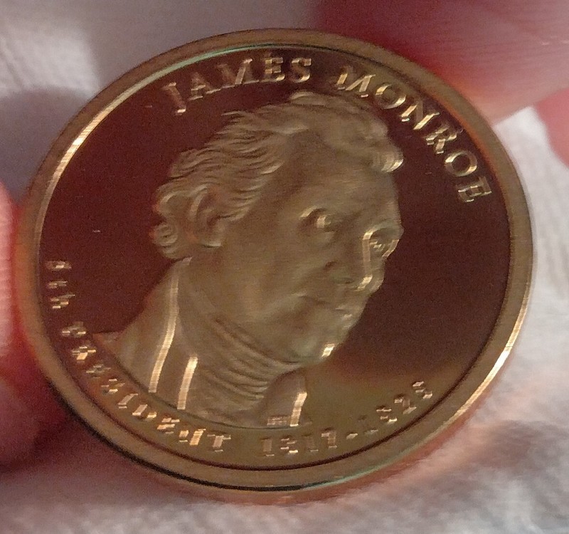 2008S James Monroe Presidential Dollar, Proof, BU, #1083