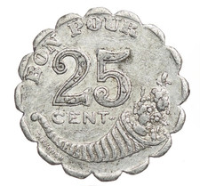 France - 25 Centimes 1921 - Cafe de France Montpellier