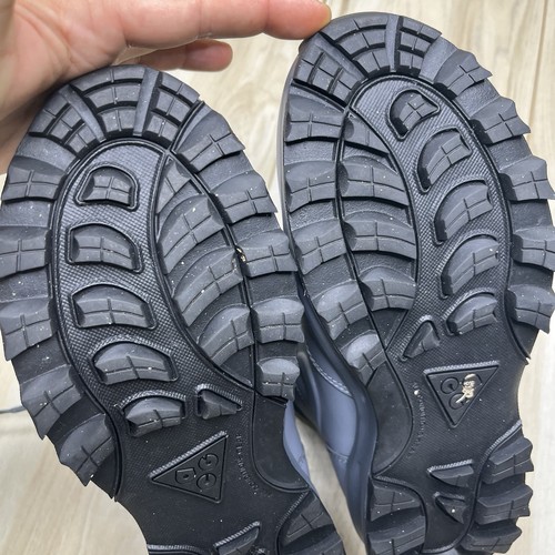 Nike ACG Manoa Leather Boots Gray Men's Size 9.5 MINT Vibram Sole - Picture 8 of 11