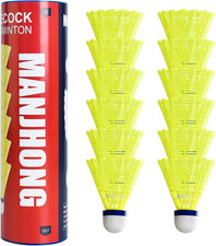 Shuttlecocks Badminton Nylon Shuttles - Great Balance & Flight