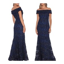 XSCAPE Gown Size 6 Blue Black