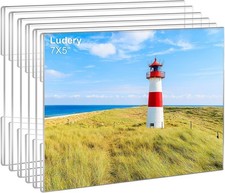 5x7 Acrylic Picture Frames Set of 6, Clear Photo Frame 5x7 apos; apos;,