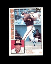 Steve Garvey Signed 1984 Topps San Diego Padres Autographed