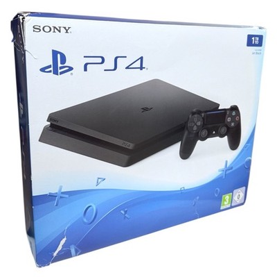 Sony Playstation 4 mit Controller - PS4 Slim Spielekonsole mit 1TB | mit OVP