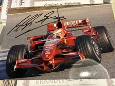 Michael Schumacher Signed 12 X 8 Photo