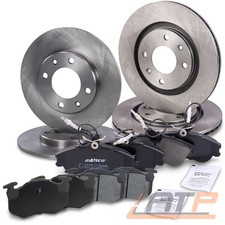 BREMSSCHEIBEN+BREMSBELÄGE BREMSKLÖTZE VORNE+HINTEN FÜR PEUGEOT 306 1.8 2.0 94-02