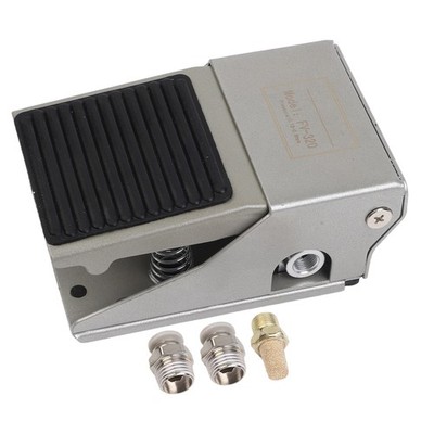 Foot Pedal Pressure Control Valve 3 Way 2 Position 1/4 PT Air Pneumatic Switch