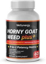 Premium Horny Goat Weed Supplement 9-in-1 MAX Strength Maca Saw Palmetto 30 SERV