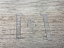 Fleischmann Spur N 7306 - Zahnradbahn - Ersatzteil - Fenstereinsätze 3- teilig