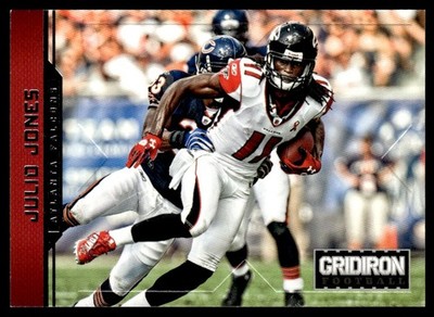2012 Panini Gridiron Silver Julio Jones 061/250 Atlanta Falcons #8