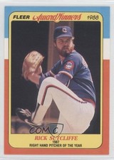 1988 Fleer Award Winners Box Set Rick Sutcliffe #41 0q3