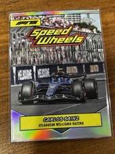 2025 Topps Chrome Formula 1 F1 1975 Speed Wheels REFRACTOR 75-WR Carlos Sainz
