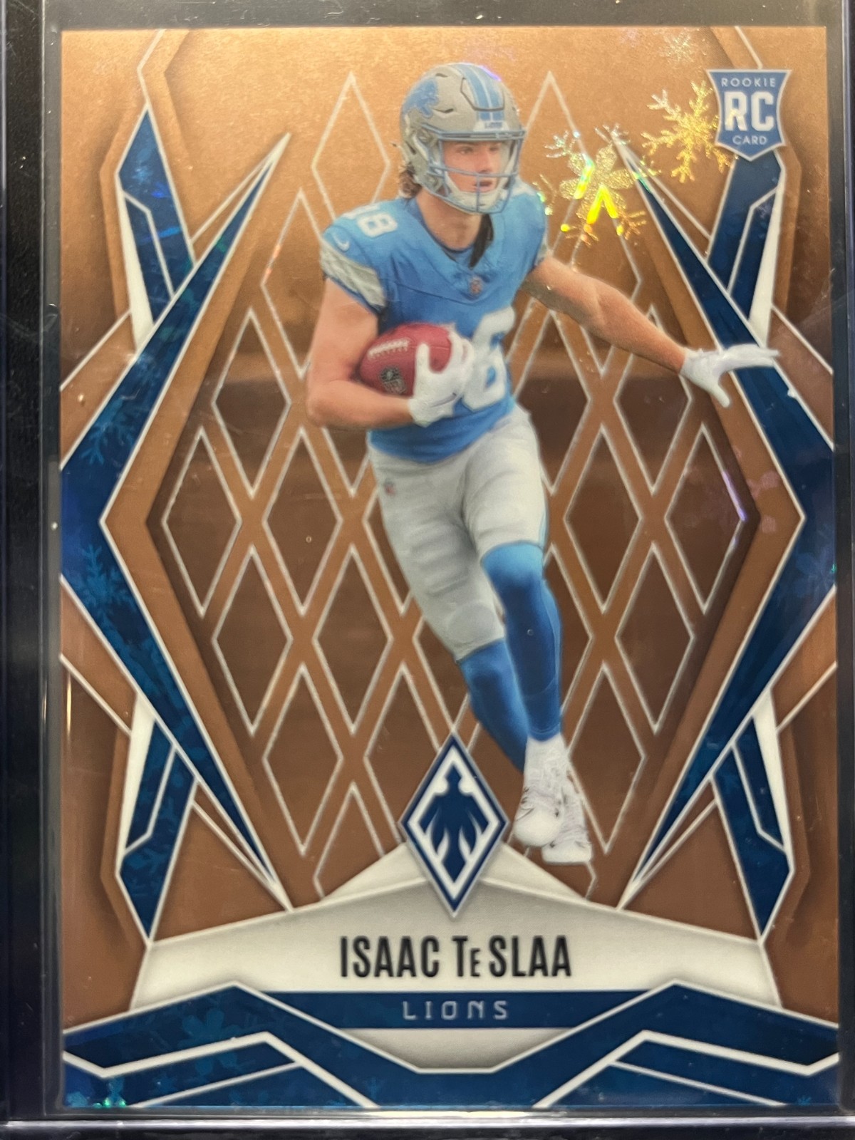 2025 Panini Phoenix - Isaac Teslaa Bronze Winter /50 #189 (RC)