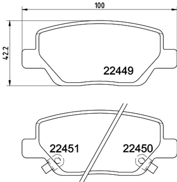 Hella Pagid Bremsbelagsatz Scheibenbremse 8DB 355 025-861 FüR Tipo Fiat 357HXN1A-image