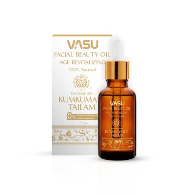 Vasu Facial Beauty Oil With Kumkumadi Tailam For Brightening Skin 25ml