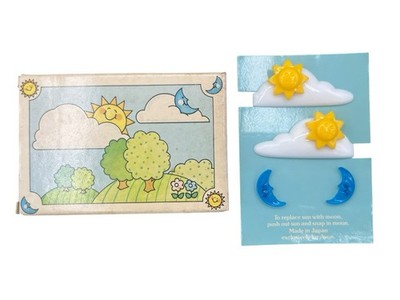 Avon Magic Cloud Convertible Hair Clips - Clouds With Changeable Suns & Moons