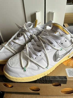 Off-White × Nike Dunk Low Lot 1 DM1602-127 US 11 w/box authentic