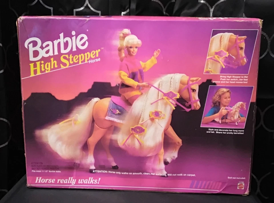 1994 Barbie High Stepper Palomino Horse Battery Operated VTG Brand New In Box. - Image 2 of 4