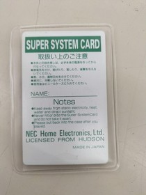 NEC PC Engine Soft Super System Card VER 3.0 Used
