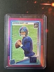 2025 Donruss Optic Jaxson Dart Rated Rookie Pink Velocity Prizm Giants RC