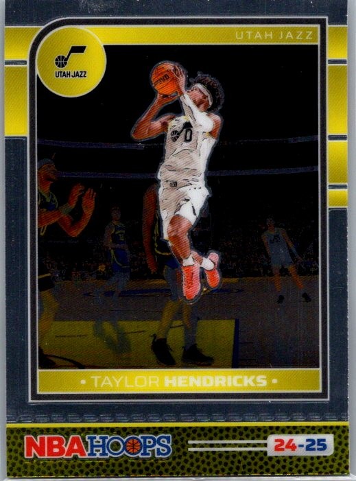 2024-25 Hoops #72 Taylor Hendricks Premium Prizms Silver