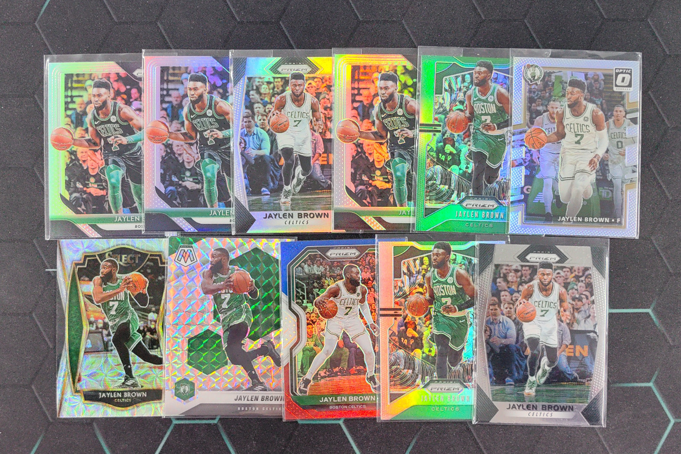 2017-18 Panini Prizm Jaylen Brown Silver Prizms LOT11