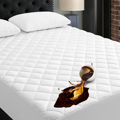 Quilted Waterproof Mattress Cover Pad Protector Cooling Breathable Fitted Topper