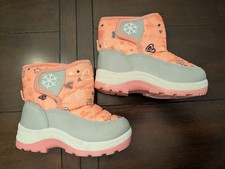 Blikcon Snow Boots Girls Water Resistance size 2 pink