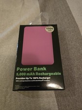 POWER BANK 5000 mAh Rechargeable Portable For Phones USB C  A Compatible